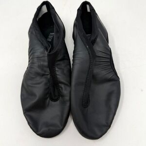 Bloch Black Leather Split Sole Jazz Shoes Womens Size 7 Professional Dance Shoes